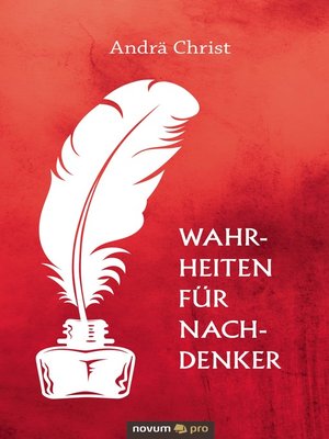 cover image of Wahrheiten für Nachdenker